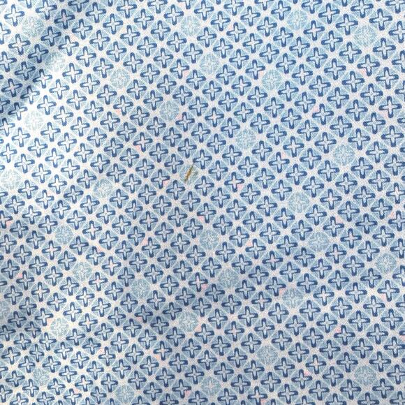 Peter Millar NWOT Men's XXL Sunshade Cotton Stretch Geometric Button Up Shirt - Picture 9 of 13